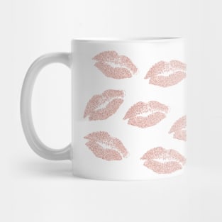 Kiss on the lips - crystal rose Mug